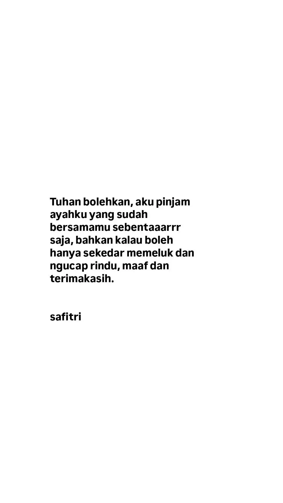 #alfatihah #ayah 