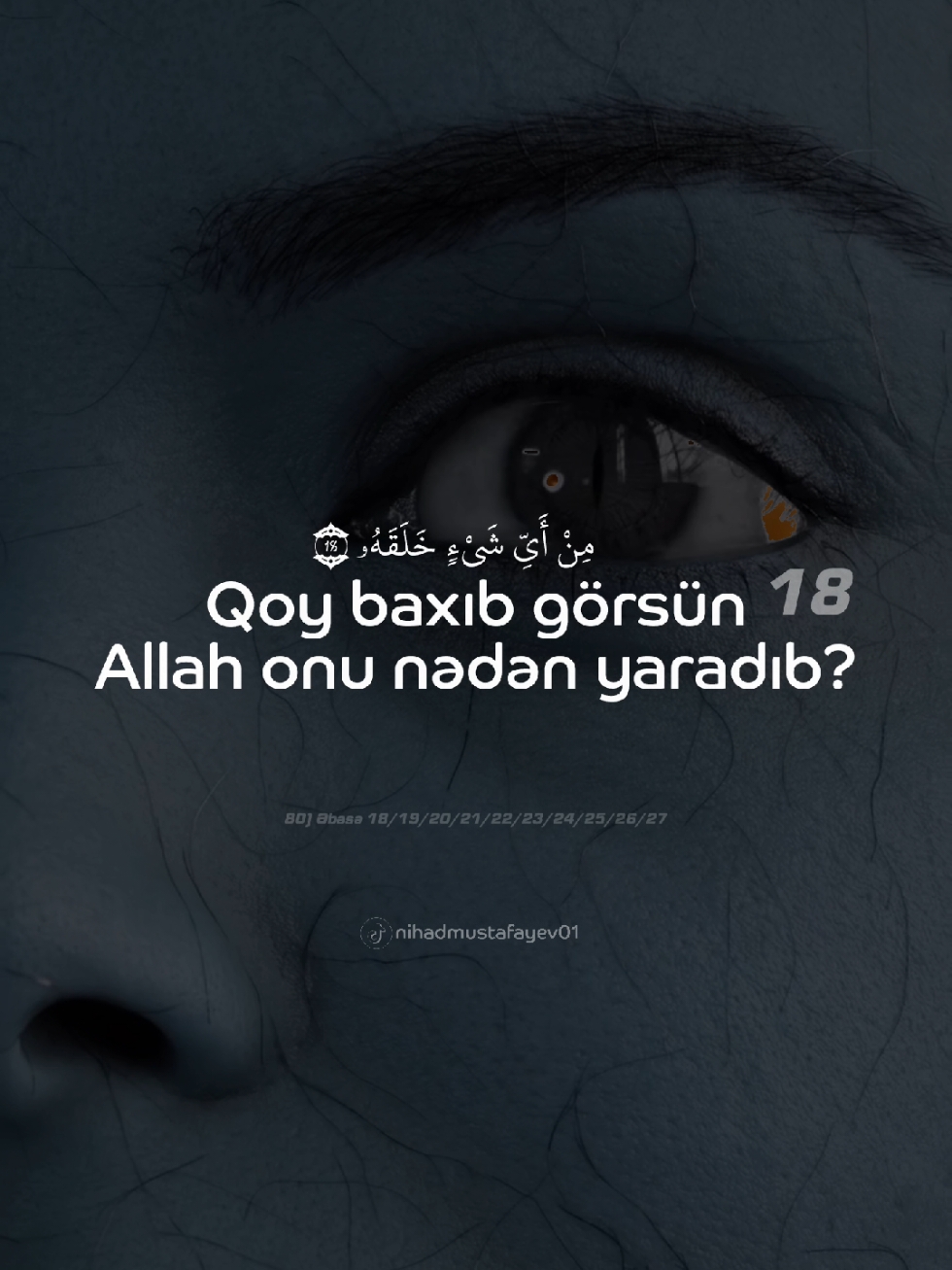 80) Əbəsə 18/19/20/21/22/23/24/25/26/27 ✍️🏻 •  14) İbrahim 34 ✍️🏻 •  34) Səbə 13 ✍️🏻