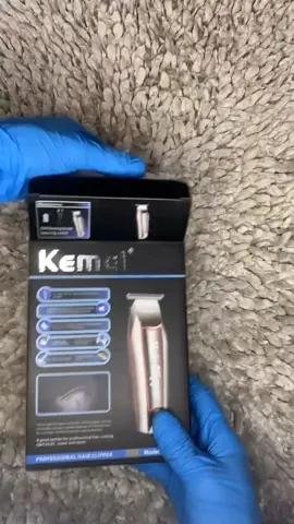 Umboxing KEMEI-032 , máquina top de acabamento! #kemei #barrbershop 