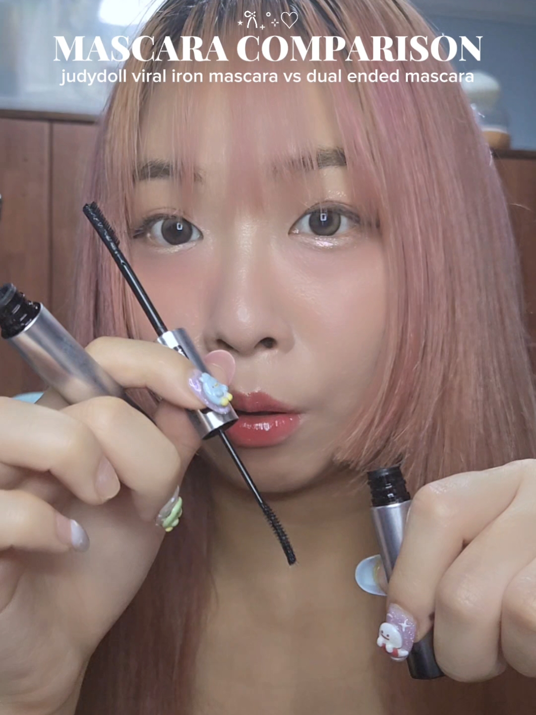 doing that 1 tip changed my lash routine sm & my lashes dont droop anymore!!! not sure if im the only one who prefers that mascara but try it outtt trust since its @judydoll_singapore brand week on tiktok here's a mascara comparison!! savings are mad get on tiktokshop!! #lashtutorial #mascara #sgbeauty #cbeauty #chinesebeauty #judydoll #judydollsg  #creatorsearchinsights 