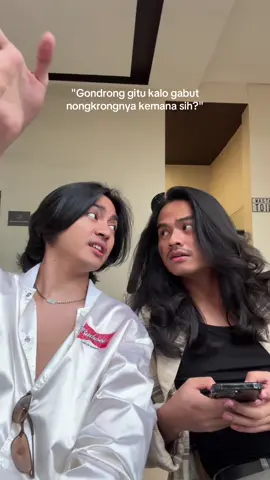 Gymbro❌ Nyalonbro✅🫵🏼😂 @Raja Iskandar #gondrong #hairtok 