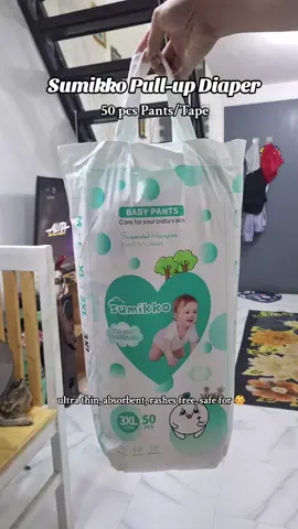 korean diaper talaga since day 1!! 💖 #sumikko #sumikkodiaper #diapers #sumikkodiaper50pcs #pantsdiaper #pullupdiaper 