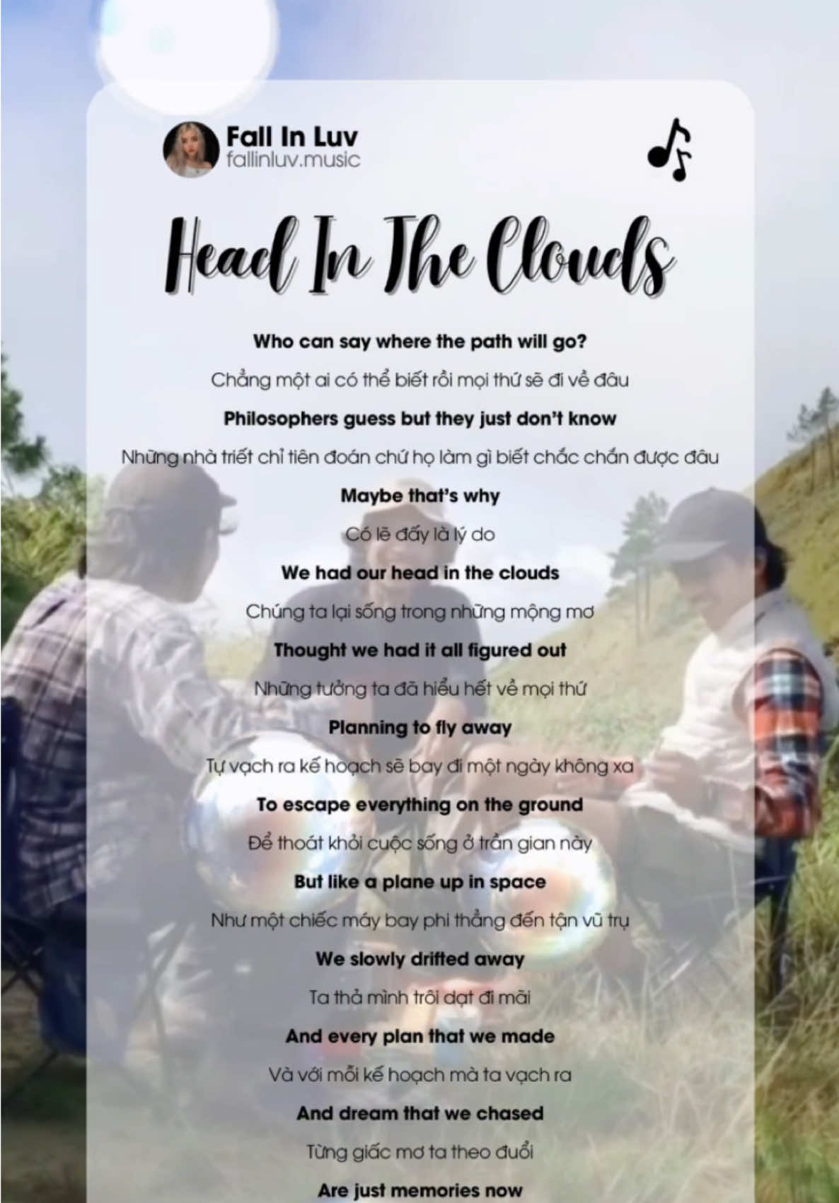 Head In The Clouds - Hayd  #fallinluv #vietsub #lyrics 