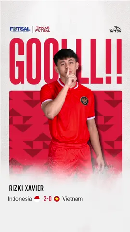 GOAL!!!! Kembali Indonesia dapat mencetak goal dengan menggagalkan Power Play lawan. Goal @m.rizkixavier ini berhasil mengunci gelar juara. #FutsalIndonesia  #TimnasFutsal #SatuKeluarga  #KitaGaruda 🦅
