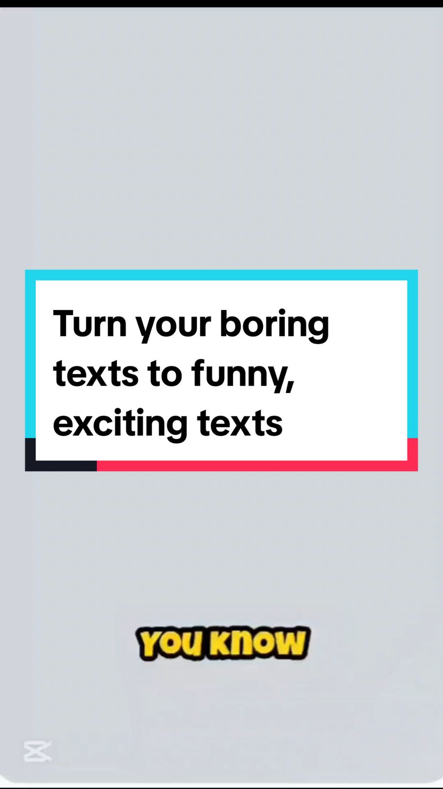 Turn your boring texts to funny, exciting texts.