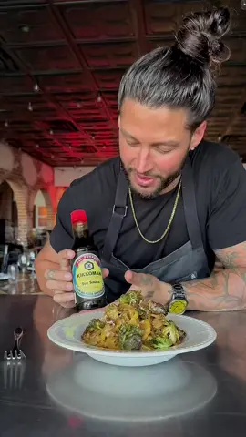 You know we're all about our kitchen creations having that umami flair. And today, we're sharing a delicious Soy Butter recipe from Wafu Italian flavor master, Chef Robbie. Check it out below. 😮‍💨   🧈 What you need (3-4 servings): - 2 tablespoons Kikkoman® Soy Sauce - 1 1/2 sticks of unsalted butter   🧈 How to make it: -Add the soy sauce into a medium-sized sauce pan on medium heat -Slowly add the butter and whisk (or use immersion blender if available) -Once all the butter is in, reduce to low heat for 3-5 minutes (until butter is thick enough to coat the back of a spoon)   💡 Chef Tip: Add a teaspoon of Kikkoman® Ponzu for an added pop of flavor!   #CookingWithKikkoman #SoyButter #WafuItalian #JapaneseItalian #KikkomanSoySauce #KikkomanChefTok #ChefTok