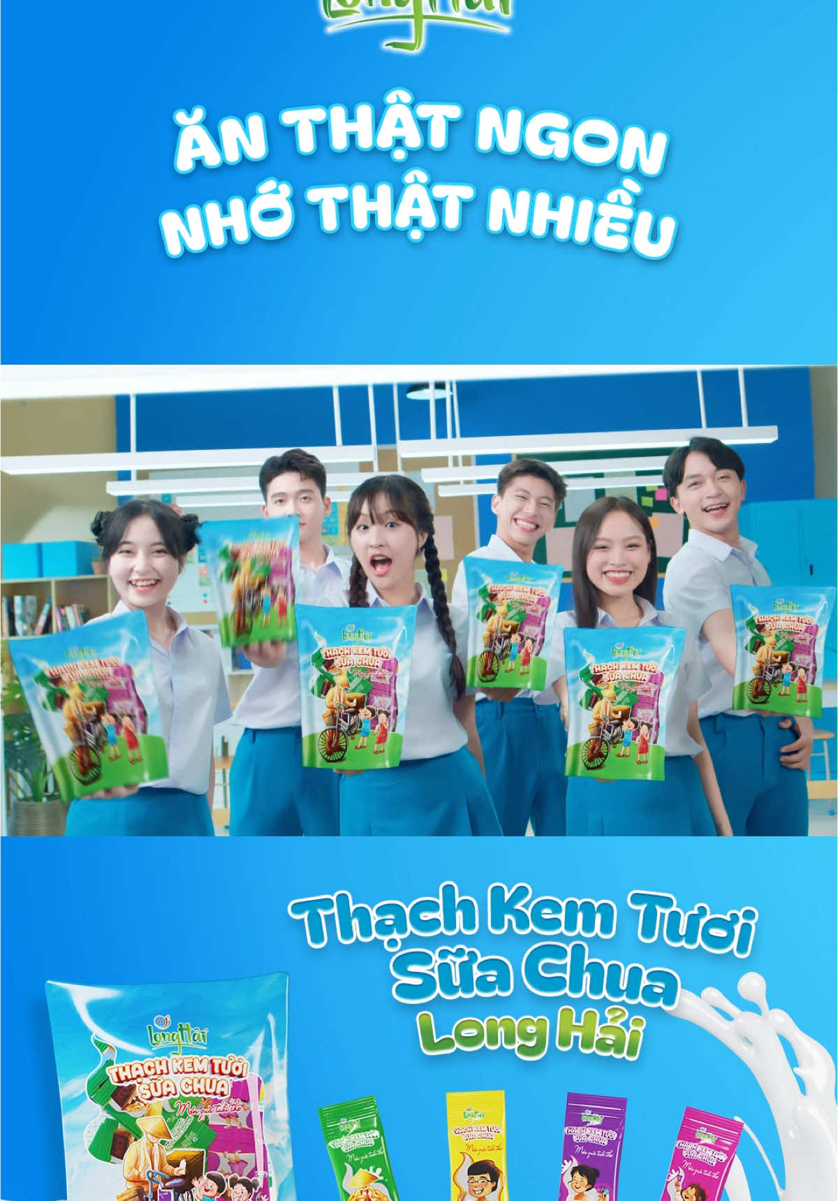 THẠCH KEM TƯƠI SỮA CHUA LONG HẢI - ĂN THẬT NGON, NHỚ THẬT NHIỀU Bạn có muốn khám phá bí quyết gì đã làm nên hương vị đặc biệt của Thạch Kem Tươi Sữa Chua Long Hải? Cùng xem video để biết câu trả lời nhé! #thachkemtuoisuachua #longhai #monanvat #tuoitho 