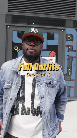 Day 3 of 10: Graphic tee, denim, and cargos 🍂 Keeping it chill with fall essentials. The A’s hat adds the perfect touch—rate the fit! 👌  #falloutfit #mensstyle #outfitchallenge #jordan3 #fyp 