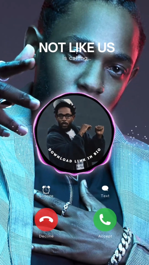 Not Like Us Kendrick Lamar Ringtone 📱🤟 Link in bio #notlikeus #notlikeuskendrick #kendricklamar #kendricklamaredit #rap #raptok #rnb #hiphop #hiphopmusic #hiphopculture #hiphopnews #hiphopdancer #fypage #fypシ゚viral #fu #v #viral #viraltiktok #pop #popmusic #musicusa #usamusic #applemusic #itunes #ringtone #ringtones #iphoneringtone #ringtoneiphone #ringtonesong #tiktokusa #tiktokusa🇺🇸 