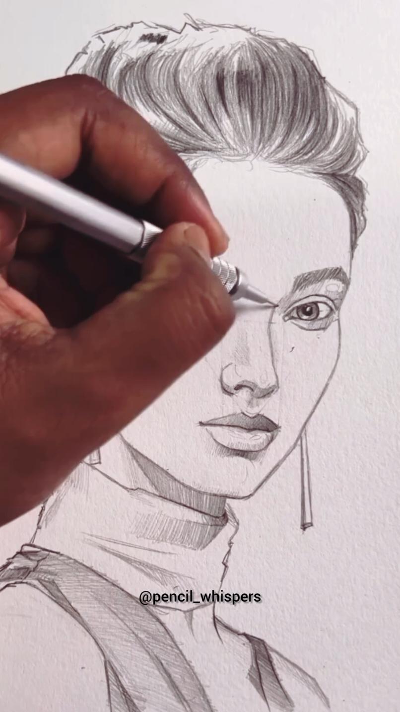 how to drawing with Pencil ✏️  . . #howtodraw #drawingideas #artistsoftiktok #pencilart #drawingtutorial #fyp #draw 