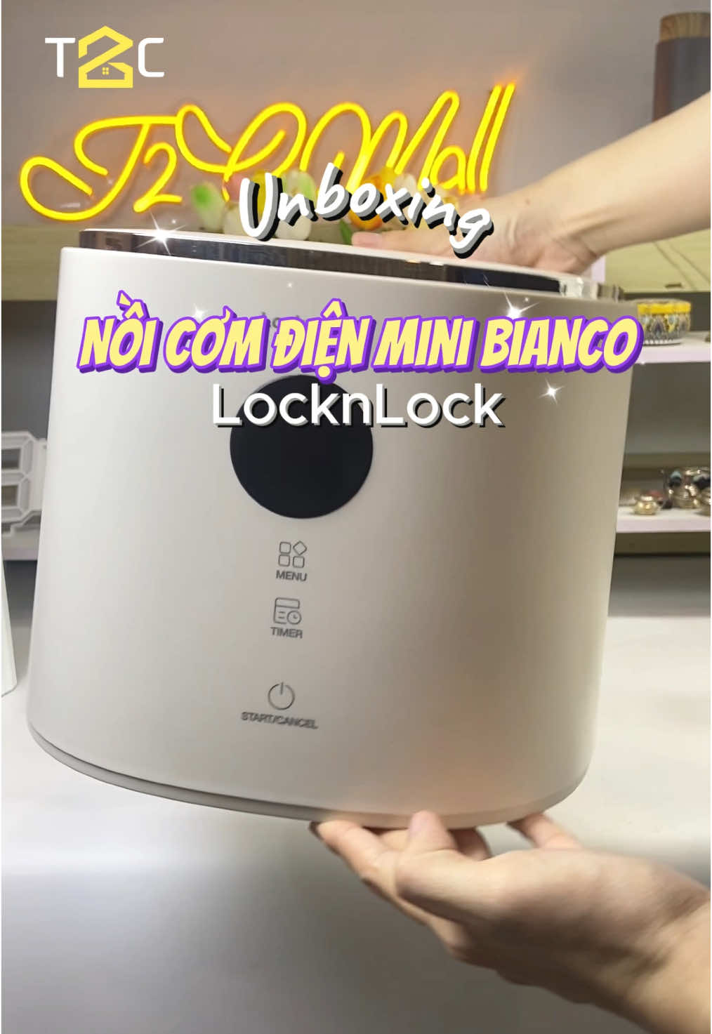 Unbox Nồi Cơm Điện Bianco 1.2L, có tới 6 chế độ nấu, bảo hành tới 24 tháng, nhanh tay săn ngay thôiiii 😍😍😍 #noicom #noicomdien #noicomdienlocknlock #locknlock #t2cmall #t2cmalllocknlockchinhhang 