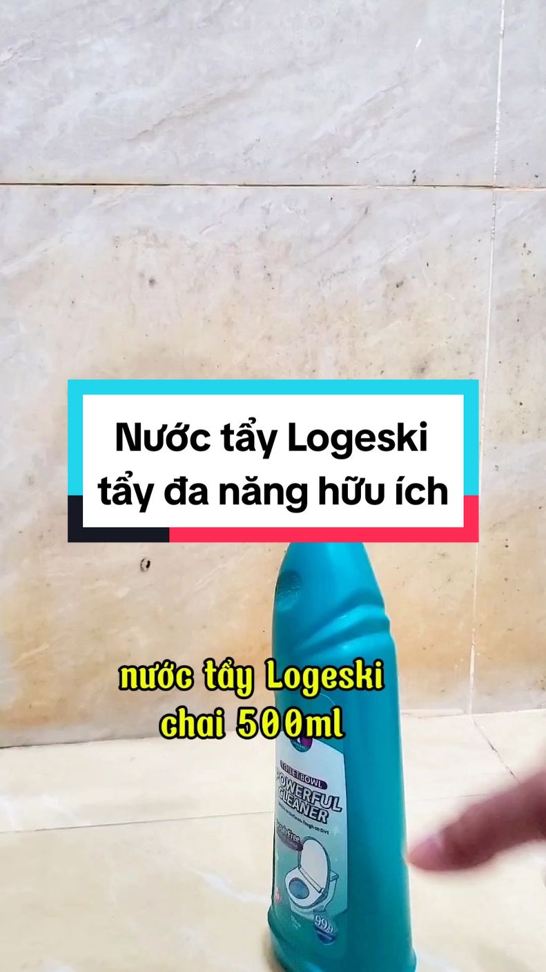 nước tẩy Logeski,tẩy đa năng sài tiện ích luôn,Không gây dị ứng và dùng diệt khuẩn với khử mùi,Không hại lớp men sứ #dogiadung  #giadungtienich  #logeski  #review  #lekhachai 