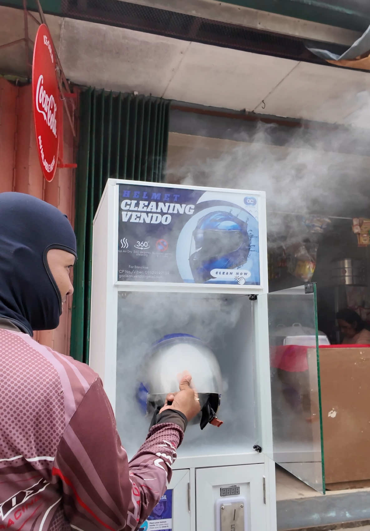 The Only SEC Registered Cleaning Vendo- #GoCleanHelmetCleaningVendo 