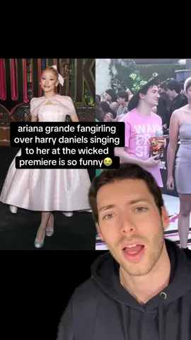 Im crying at this #popculturenews #popculture #fyp #wickedmovie #arianagrande #arianator #harrydaniels #arianagrandefan 