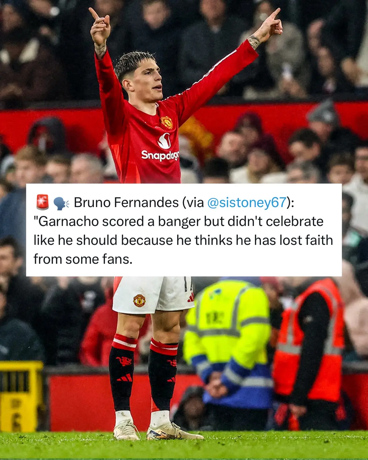 Put some respect on his name 🧏🏽‍♂️🇦🇷 #alejandrogarnacho #garnacho #manutd #manchesterunited #manunited #starboy #wonderkid #risingballers #footballtiktok #football #respect #goviral #trending #fyp #premeirleague #prem 