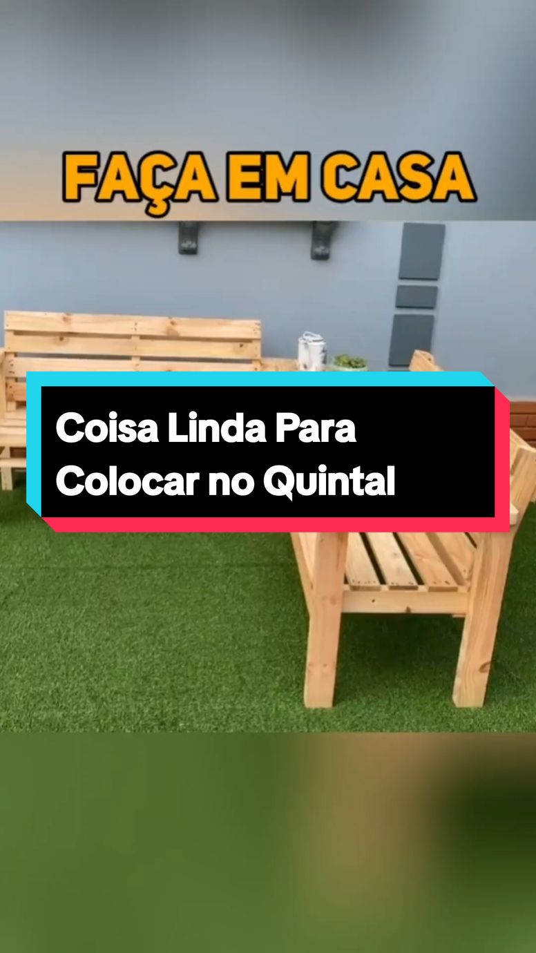 Obra Prima feita de Palete 🎁  #casaejardim #minhacasa #ideiascriativas #quintal #trabalhosmanuais #facavocemesmo #decoracao #jardinagem 