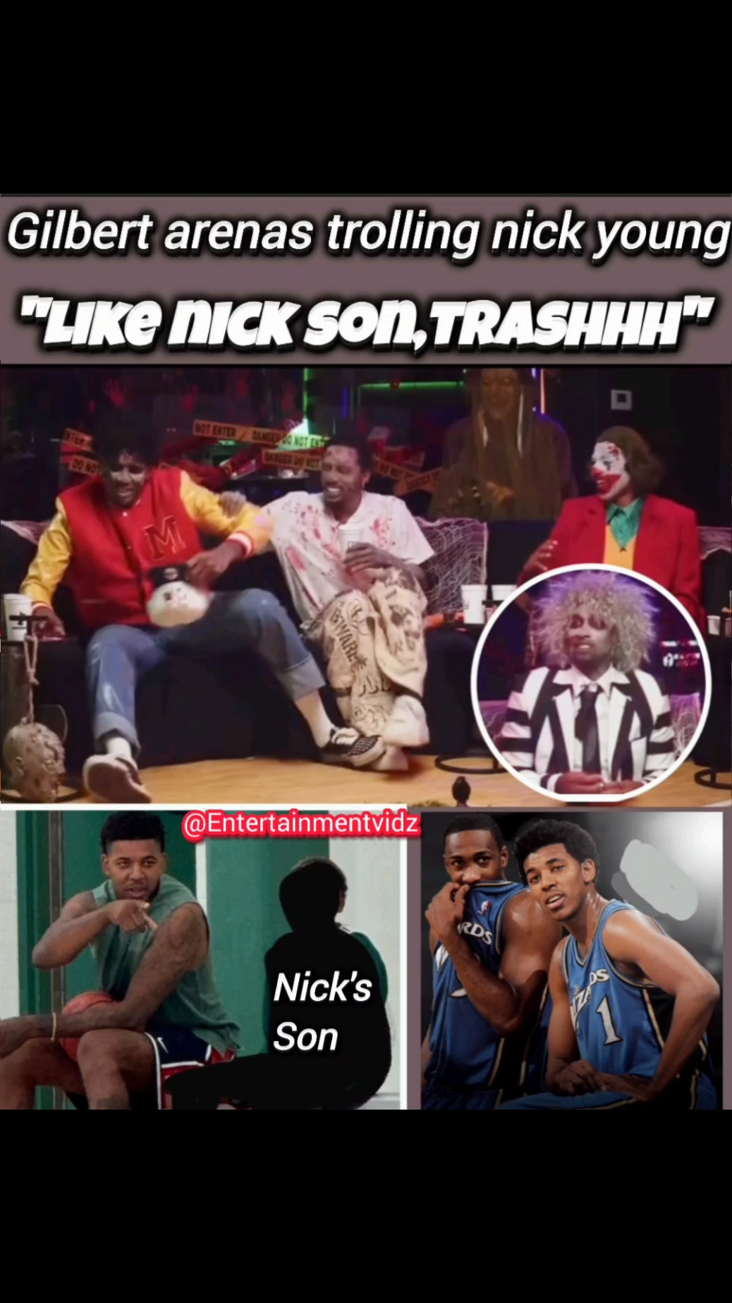 Gilbert arenas take on nick young son basketball skills  #nickyoung #NBA #basketball #gilarena #GilbertArenas #podcast #sports #firsttake #rashadmccants #kenyonmartin #lexibrown #brandonjennings #holloweenmakeup #holloween #comedy #nfl #aau #aaubasketball #skills 