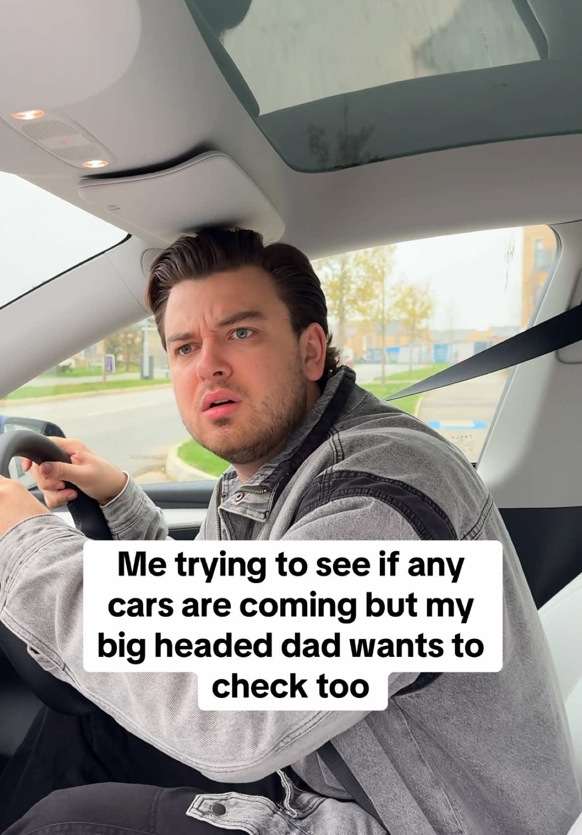 LET ME DRIVE IN PEACE DAD! #dad #thefamileigh 