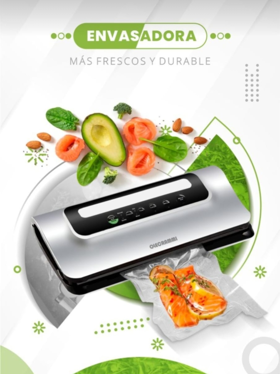 ✨ ¡Conserva lo mejor de tus productos con Olecrammi! ✨ 🔹 Envasadoras al vacío para cada necesidad: doméstica, comercial e industrial.   🔹 Ideal para todo tipo de negocios que buscan calidad y frescura.   ¿Listo para reducir las mermas y maximizar tus ganancias? ¡No esperes más! 💪💼 #Olecrammi #Conservación #EnvasadoAlVacío #NegociosExitosos #FrescuraGarantizada #Recuerdos 