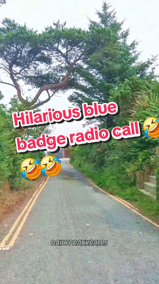 Hilarious blue badge radio call 🤣 minty biscuits #funnycall #funnyvids #ukcomedy #funnyradio #uktiktok #windup #ukmeme #uktv #funnyradiocalls #foryouu #viral #stevepenk #hilariousvideos #bluebadge  #britishhumour #ukfyp 