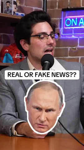 Did Putin Say This??? #podcast #comedypodcast #putin #fakenews #gameshow #trueorfalse 
