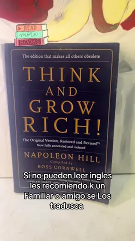 Transforma tu vida con “Piense y Hágase Rico