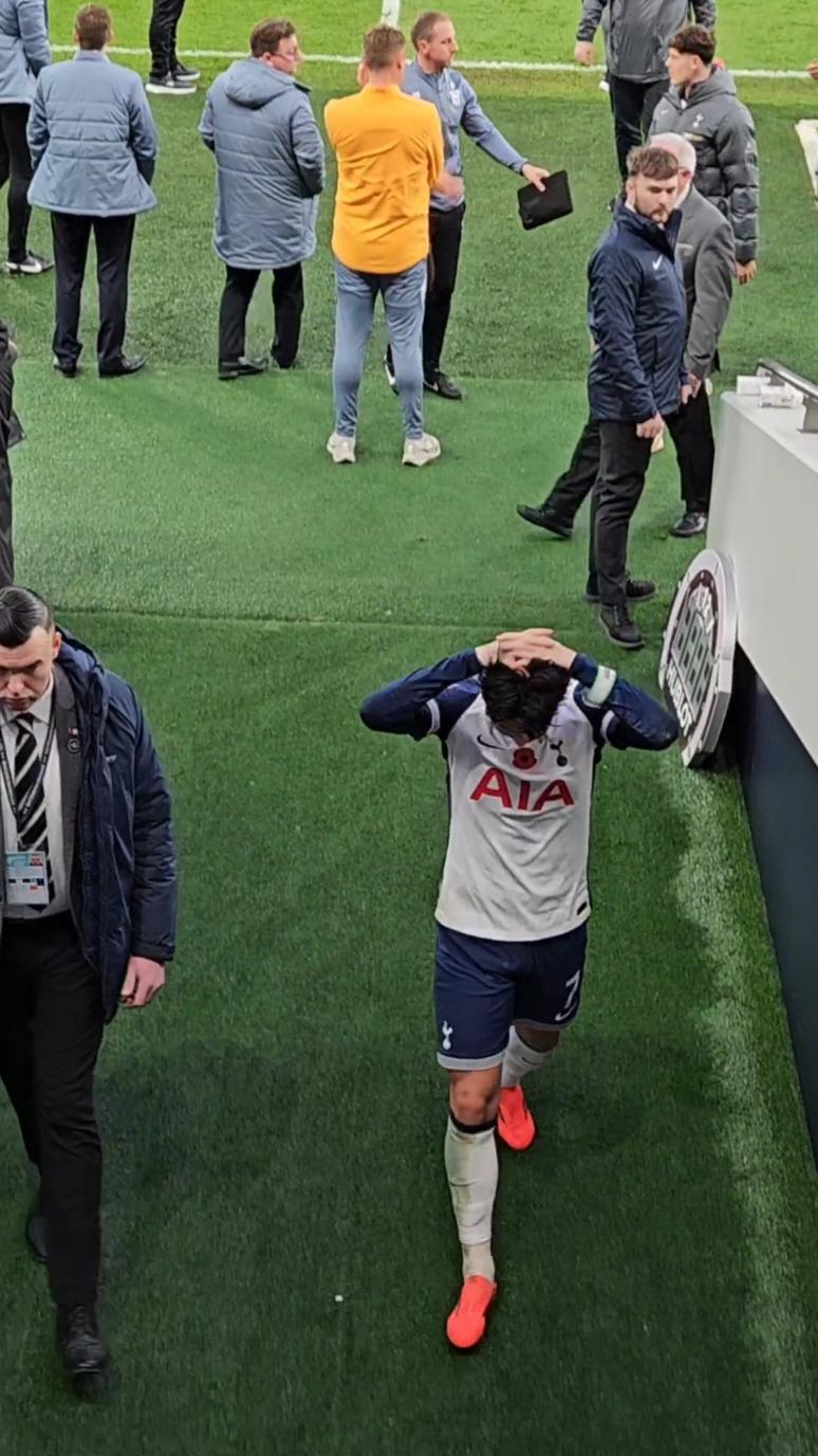 HEUNG-MIN SON: The Spurs Captain Upset After Another Defeat: Tottenham 1-2 Ipswich. #coys #thfc #Tottenham #Spurs 