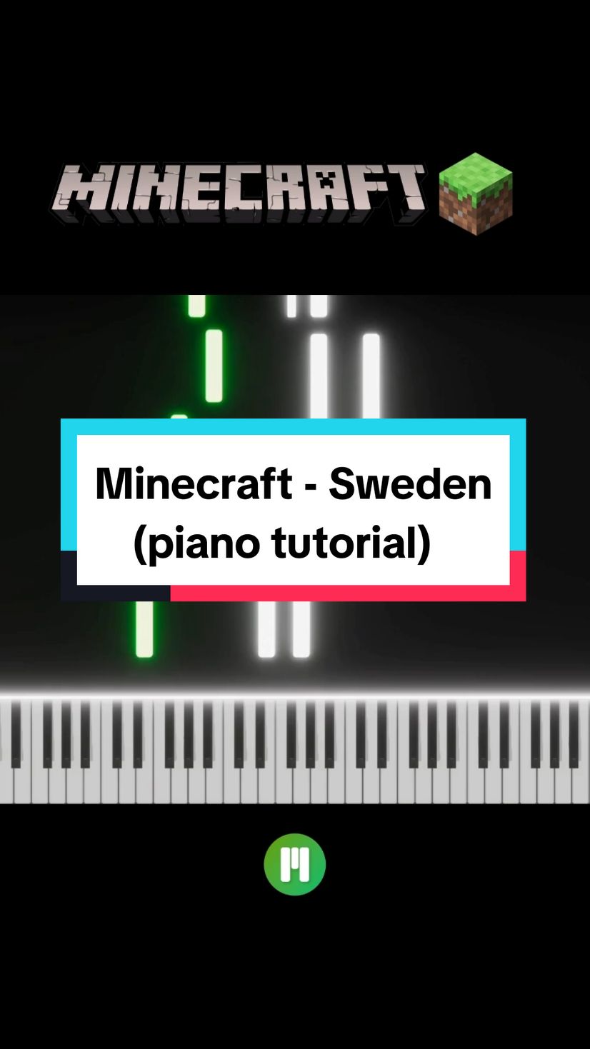 Sweden - Minecraft (C418) piano tutorial 🎹⛏️ Find all of our piano tutorials on La Touche Musicale piano app !  #piano #pianotutorial #Minecraft #minecraftmemes #pianocover #minecrafttutorial #minecrafter #pianotok #fyp #foryou #pourtoi #pianist #sweden #c418 #minecraftanimation #nostalgia #pianoapp #latouchemusicale 