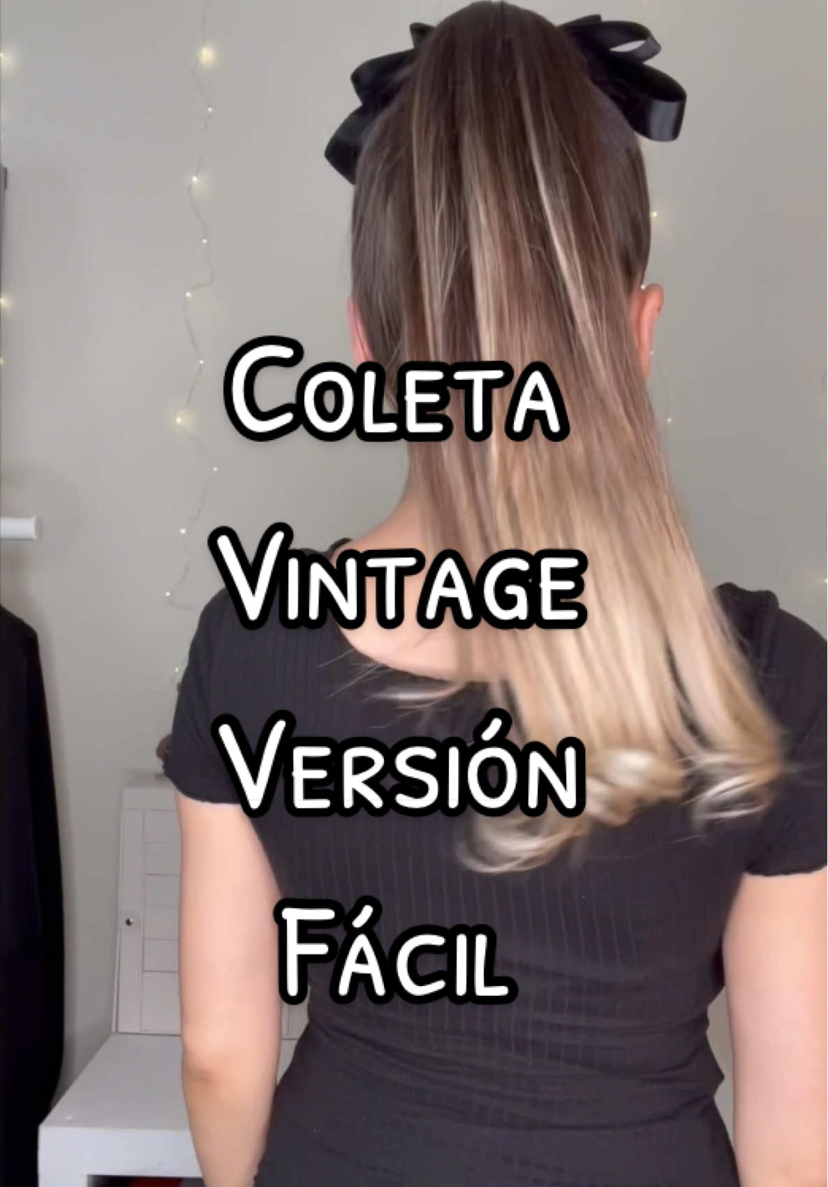 En este tutorial te explico, paso a paso cómo conseguir una coleta Vintage😍 En mi perfil tienes más tutoriales con muchos peinados fáciles y rápidos para cualquier ocasión y para cualquier tipo de cabello .  #coleta #coletas #peinadovintage #peinado #vintagevibes #ponytailtutorial #vintagehair