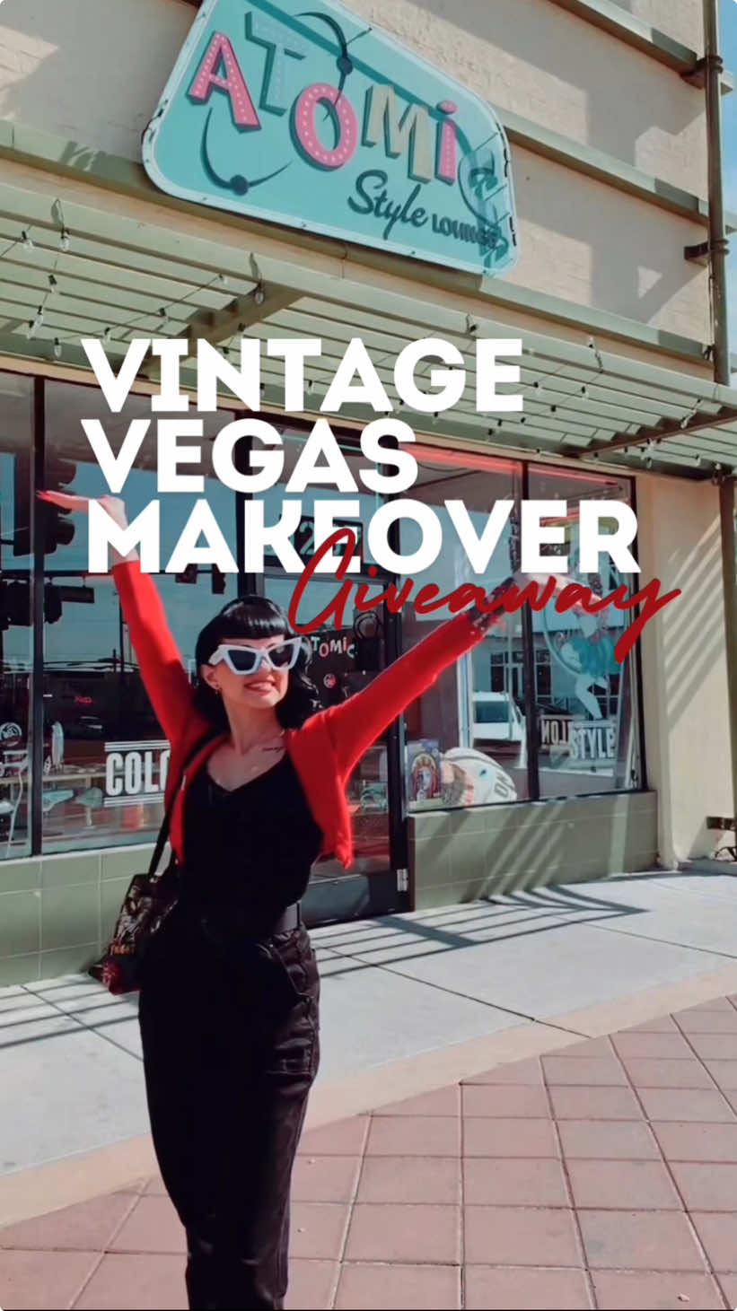 A VINTAGE VEGAS MAKEOVER GIVEAWAY✨ So honored to be one of the host of this GLAMOROUS giveaway with @atomicstylelounge @Elle Rebel @thehighlightedpinup ! Be sure to head to IG to enter! Good luck loves x 