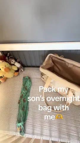 Pack my baby boy’s overnight bag with me 🫶 #baby #babyboy #babyclothes #babyclothing #mom #momlife #MomsofTikTok #packwithme 