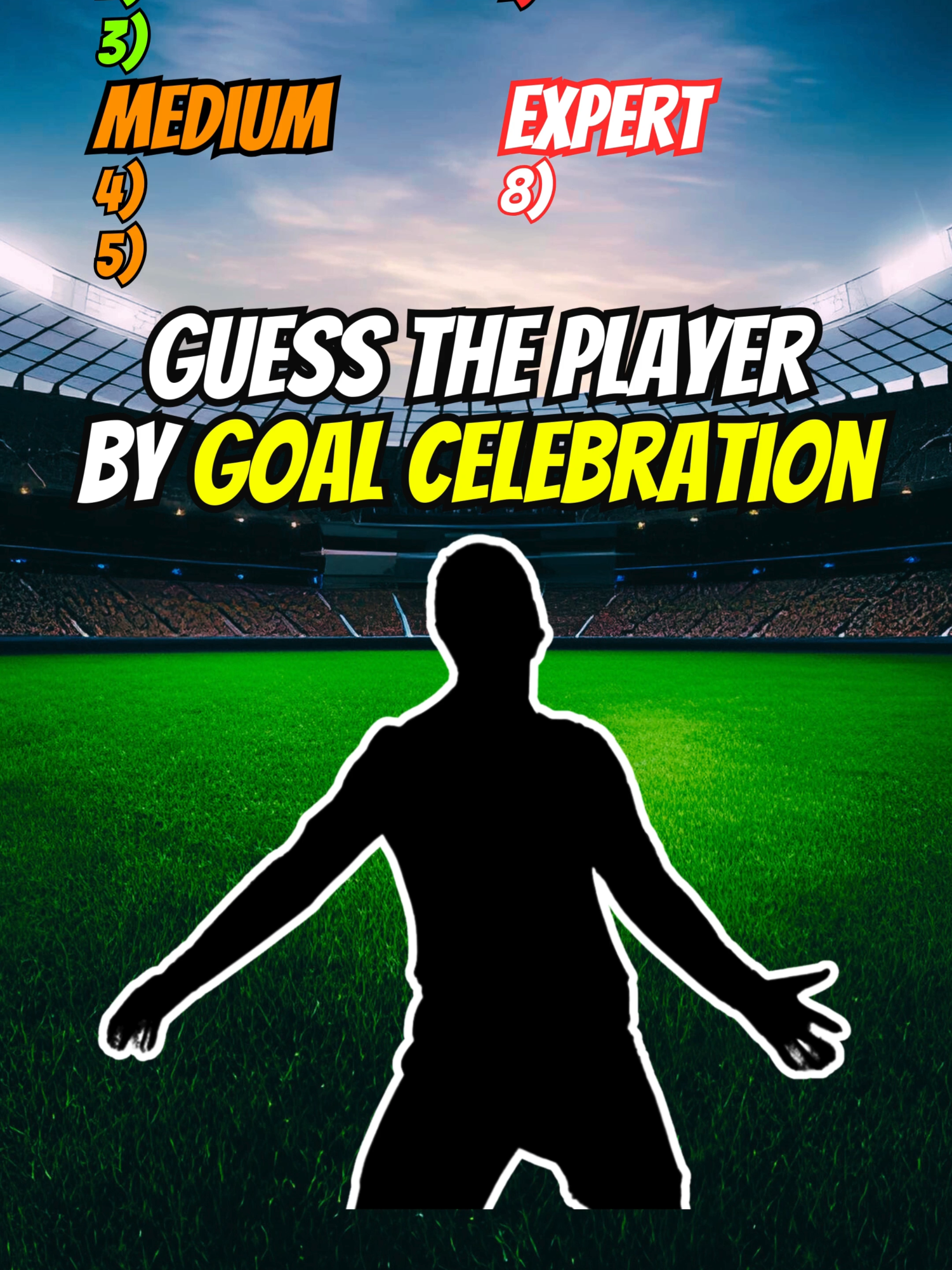 Did you get 8/8? Guess The Player by Goal Celebration! #footballquiz #footballtrivia #footballtiktok #foryoupagefootball #quiz #guess #football