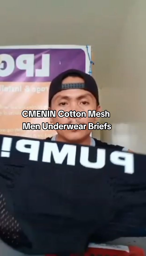 CMENIN Cotton Mesh Men Underwear Briefs dina mainit naka aircon na brief ko😂 #cottonmesh #mensunderwear #brief #mesh #men 