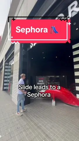Trying the #sephoraslide in Spain w/@Nivine Nash #Sephora #barcelelona 