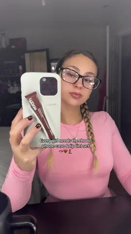 @RHODE thank you for this invention now my lippies are always going to be hydrated  🫦🤎💄 #rhode #phonecase #liptint #haileybieber #explore #imjustagirl #espresso 