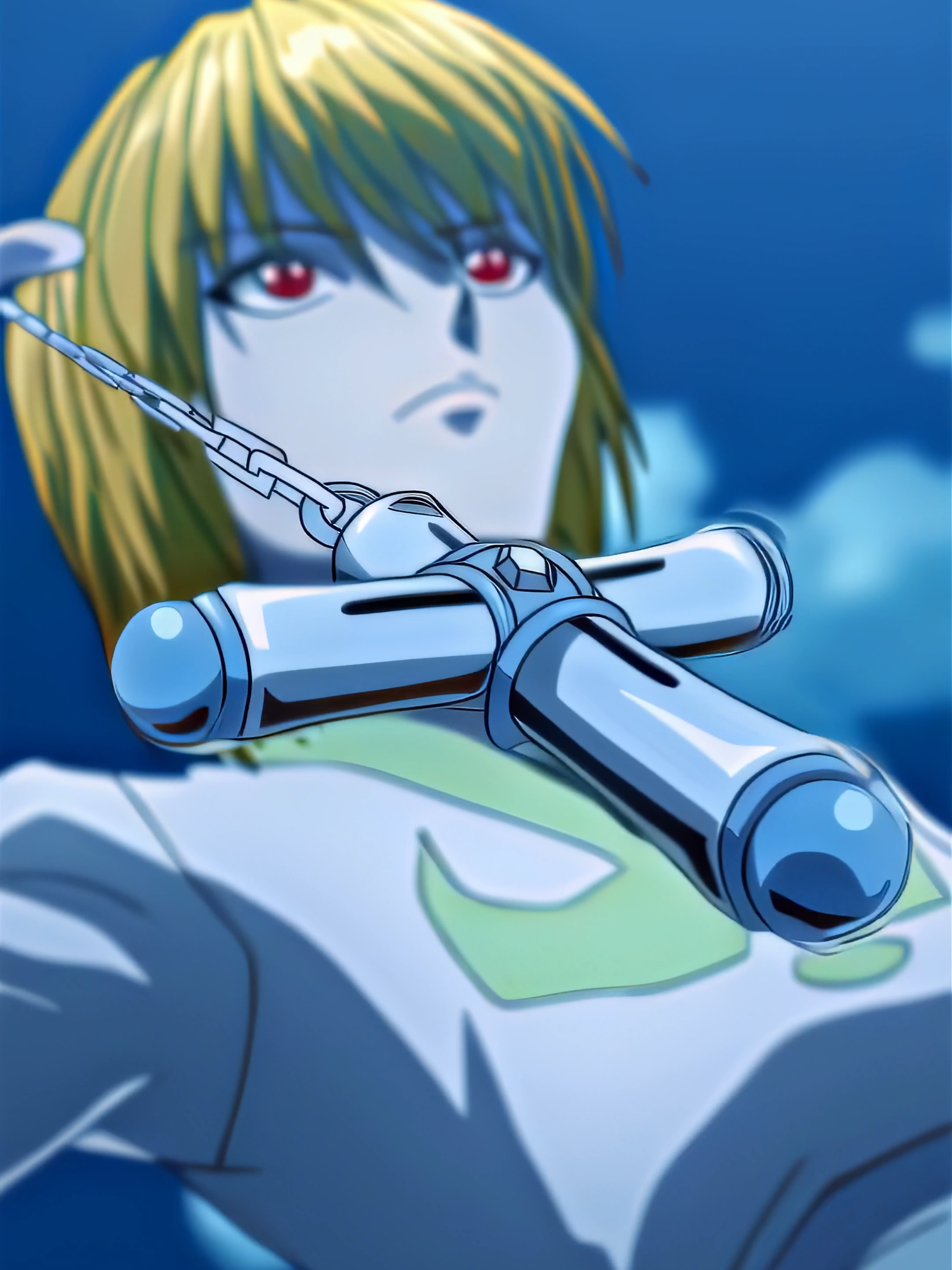 were you waiting for him? #anime #hxh #hunterxhunter #kurapika #tsukai #tokamisquad #chizu_sqd