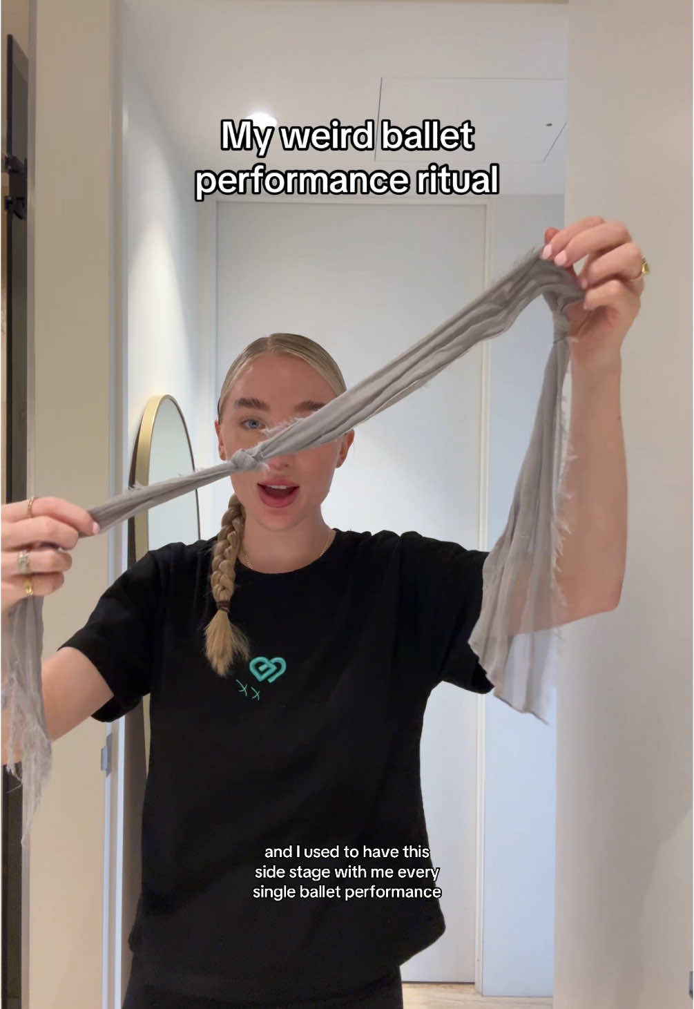 Calling all weird ballet rituals😂😂 #balletbts #balletbehindthescenes #balletrituals #ballerinatips 