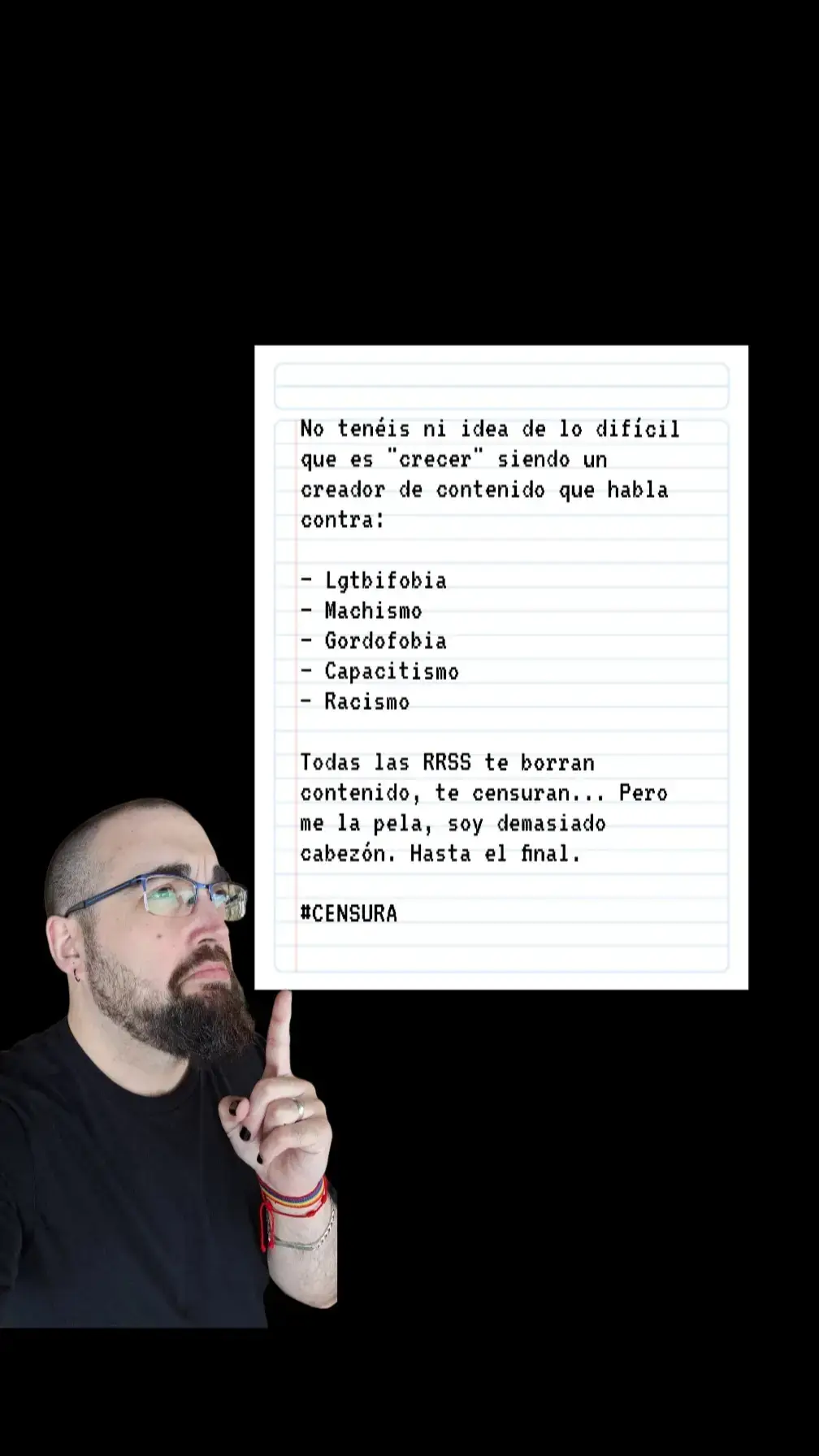 De vez en cuando me da ganas de mandarlo todo a la ... porque siento que TODO EL TRABAJO, las horas y horas que le echo a esto, no sirven para nada. Porque te borran de un plumazo todo tu esfuerzo. Todo lo que haces. A veces me dan ganas simplemente de pasar de todo.