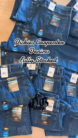 #Dickies Denim Carpenter Pants fully stocked and ready for the holidays. Relaxed Fit 🤌🤌🤌 #ogshop #blackfridaysale #blackfridaydeals TikTokShop #shop #fyp #foryou #dickies #theogshop #ogshop #theogsshop #pants #twill #bfrcm #bfcm 