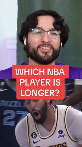 Which NBA player is longer? #NBA #basketball #sports #foryou #lebron #stephcurry #michaeljordan 