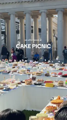 CAKE PICNIC 🧺🍰✨ no cake, no entry! each group has 5 minutes to try as many cake flavors as they can, and when my group was called first I panicked ☠️ so fun and can’t wait for next year! @cakepicnictour #cakepicnicsf #legionofhonor #cakepicnic #homebaker #thingstodoinsf #caketok #cakesoftiktok #cookbookclub #cakedecorating 