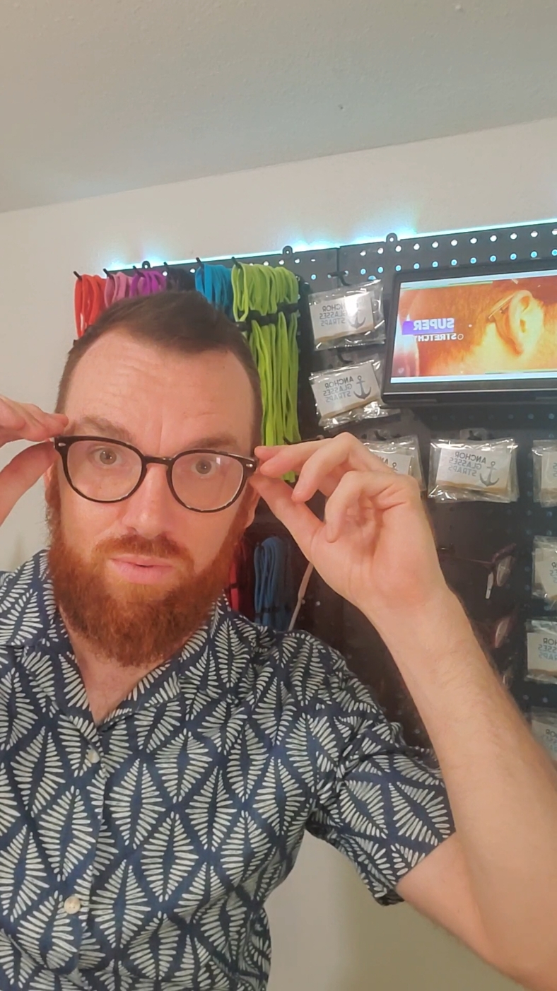 Glasses slipping? ✨️ 😎 Join our live to check out the perfect solution to stop your glasses or sunglasses from slipping!  #glasses #sunglasses #anchorglassesstraps #live #tiktoklive #TikTokShop #fyp #foryou #foryoupage 