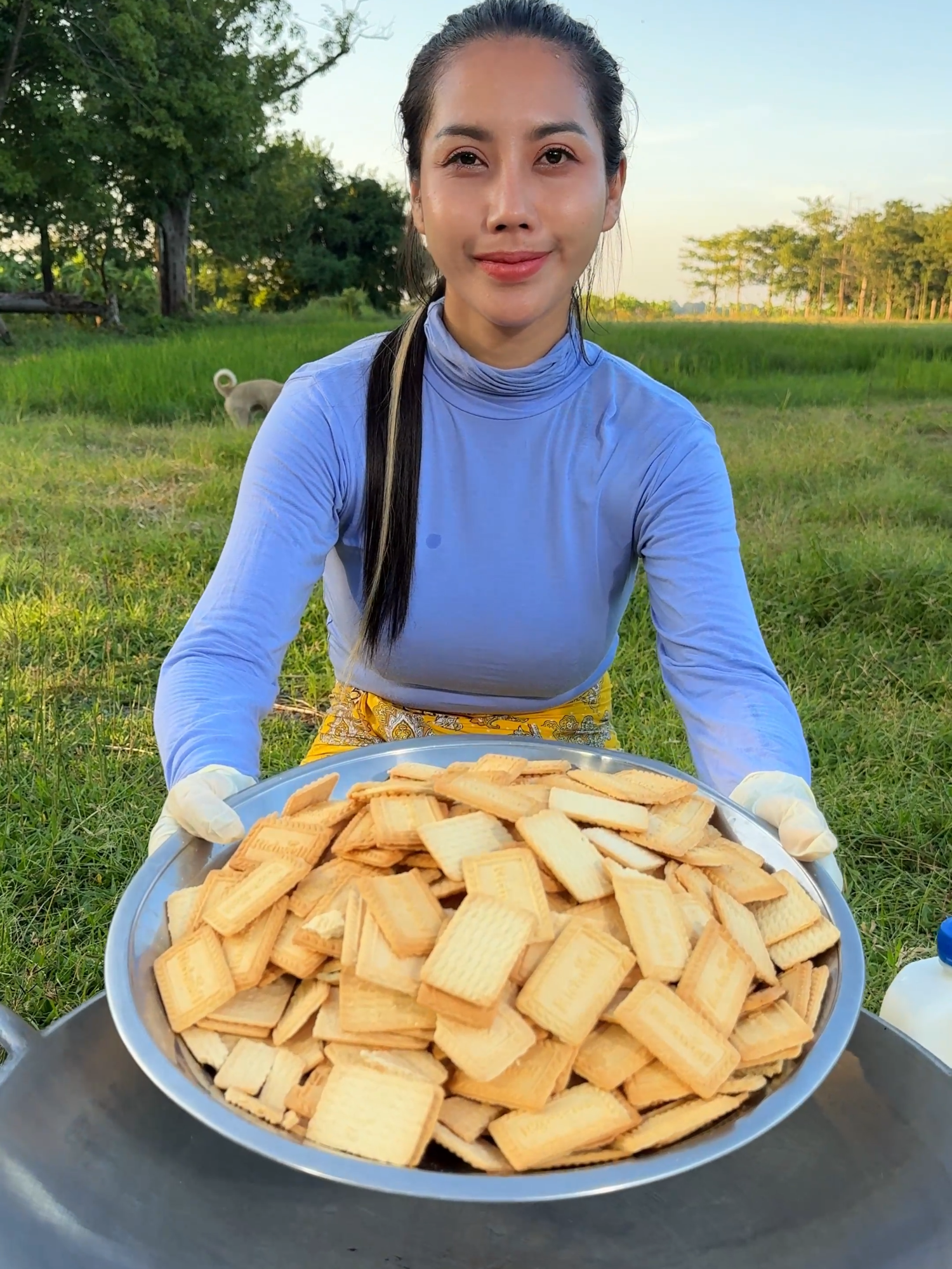 Cooking biscuit with milk recipe #foodtiktok