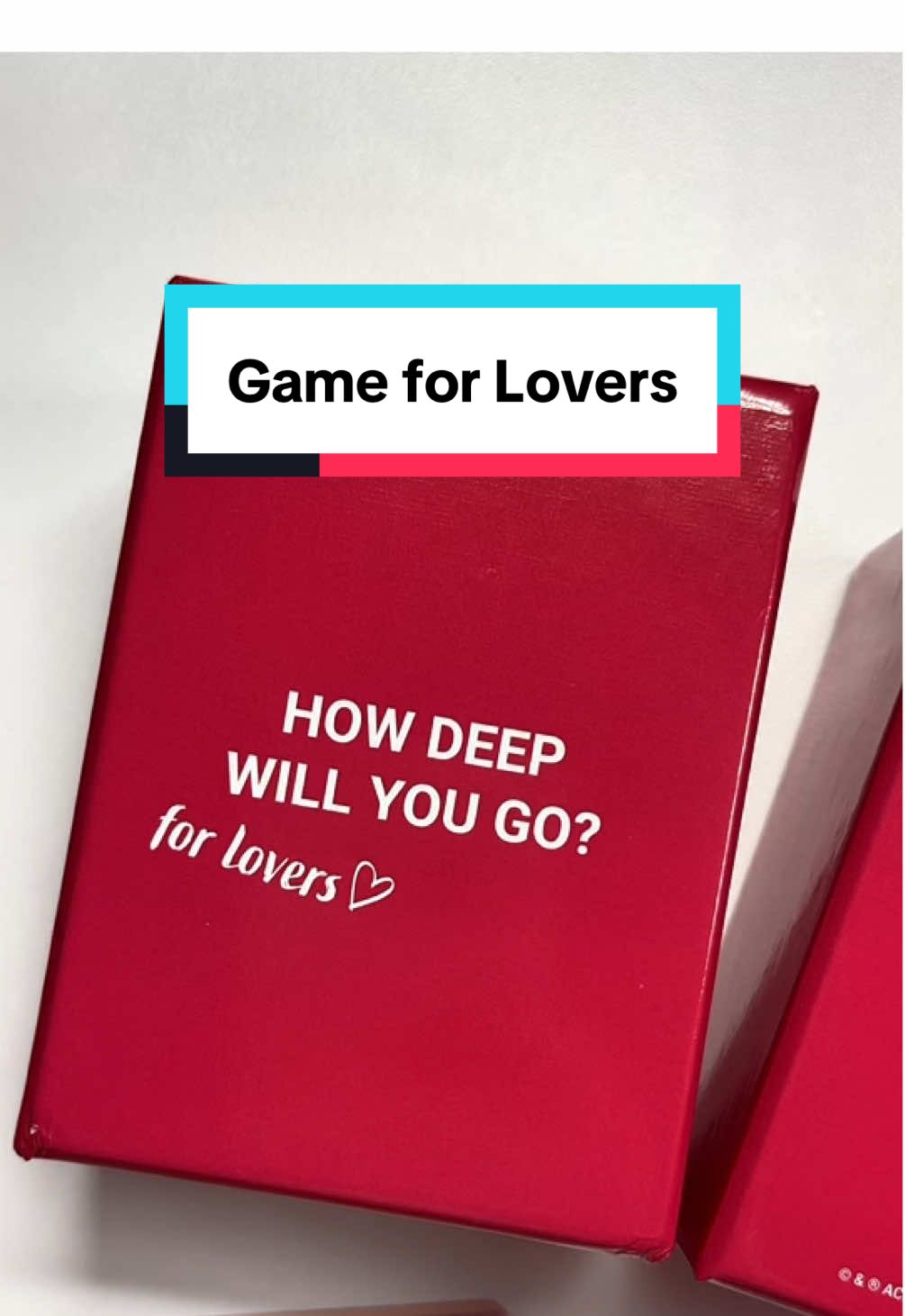 Want to build a deeper connection with your partner? Check out this game 😍😍😍 #tiktokshop #tiktokfinds #adultgame #gamesforadults #howdeepwillyougo #couplegame #couplesgame 