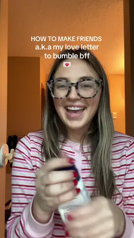 Love my freaky friend @girlie #creatorsearchinsights #bumblebff #makingfriends #makingfriendsapp #friendapp #grwm #getreadywithme #fyp #bumble #introvert #makefriends 