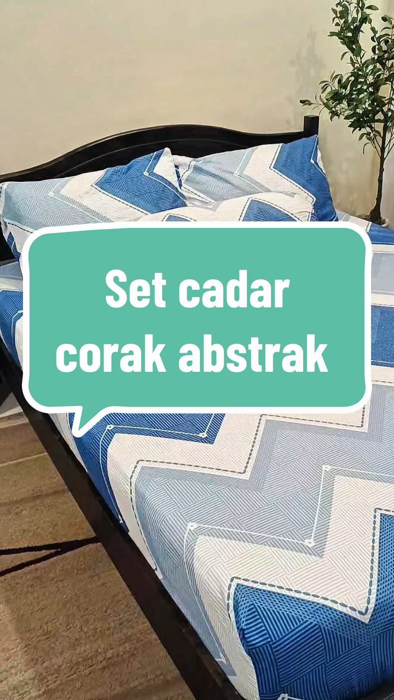 Set cadar corak abstrak. #cadar #cadarcantik #cadarviral #cadarqueenmurah 