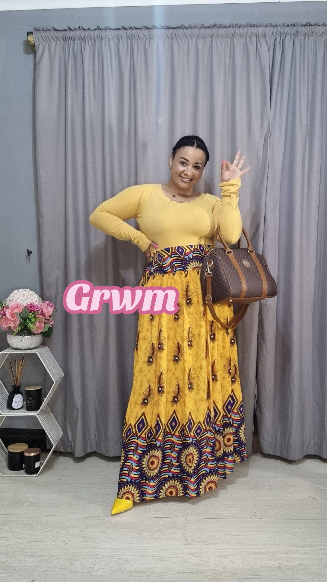 Get ready with me to be the sunshine on this cold and wet day.  Beauty tools @Yes You Online Skirt @wildearth Handbag @Pierre Cardin South Africa #OOTD #whatiwore #grwm #style #nixidee #phatgalfashion #fashion #fashiontiktok   #yellowoutfit  #TikTokFashion    #capetowngirlinjohannesburg #capetoniangirl #jozigurl #nothingbutlekkervibes #nixiforpresident #deardiarylovenixi #youredopeacceptit #ilooklekker #myvibemydecision #thevixen🦊 #imjustlekker 