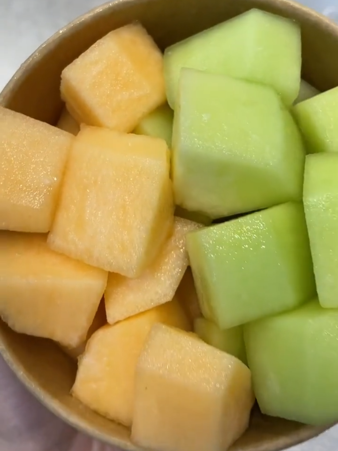 Cara memotong buah. #Melon