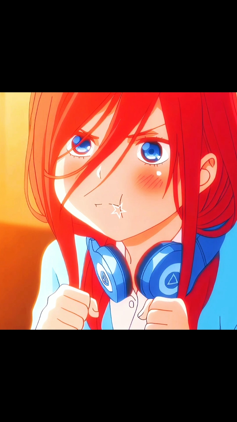 💙😔#mikunakano #thequintessentialquintuplets #gotobunnohanayome #nakanomiku #gotubunnohanayome 