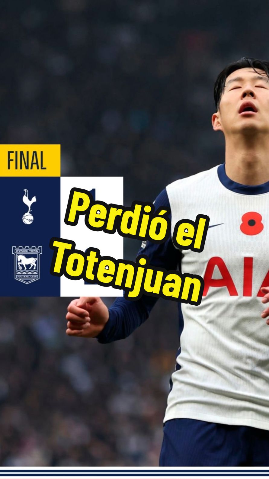 Perdió el Totenjuan #emmanuelsanchez_7 #futbol #tottenham #heungminson 